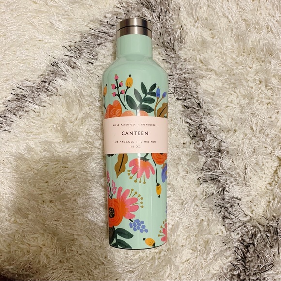 🌀Sold🌀Rifle Paper Co.x Corkcicle Floral Canteen - Picture 2 of 8